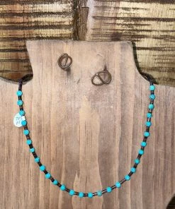 Rio Grande Accessories Circle Turquoise Necklace