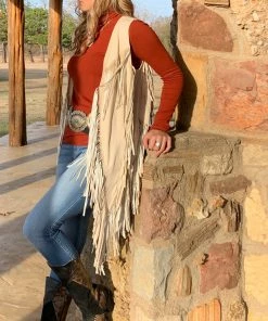 The Ranch House Honey Creek Fringe Vest Women