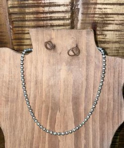 Sun West Sterling Silver Navajo Pearls Accessories