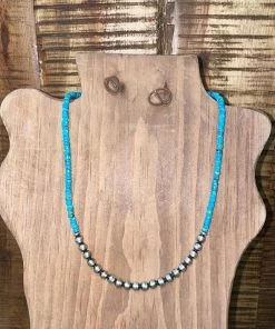 Sun West Accessories Spicy Turquoise Navajo Necklace