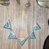 Rio Grande Accessories Triangle Turquoise Necklace