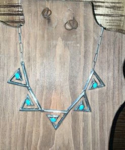 Rio Grande Accessories Triangle Turquoise Necklace